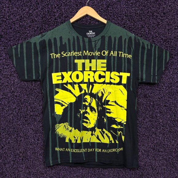 The Exorcist The Scariest Movie of All Time Dripping Goo Tshirt size medium - Picture 1 of 4